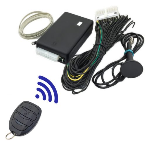 GSM/GPS autóriasztó kulcsnélküli automata távirányítóval