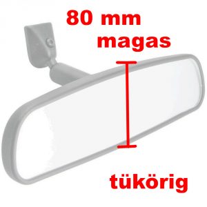 REDGUARD 4.3" SZÍNES VISSZAPILLANTÓ TÜKÖRRE RAKHATÓ TÜKÖRMONITOR