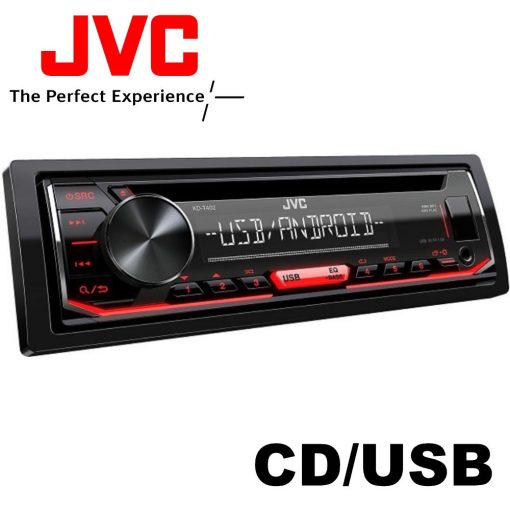 JVC KD-T402 USB CD/MP3 AUX Bemenetes autórádió
