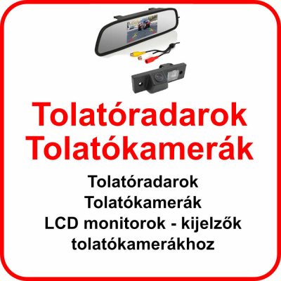 Tolatóradarok, Tolatókamerák