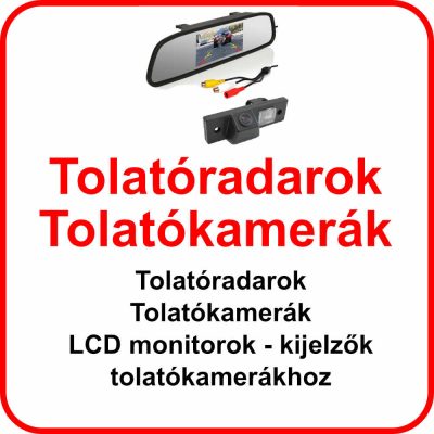 Tolatóradarok, Tolatókamerák