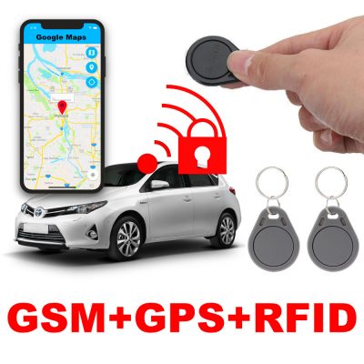 GSM + GPS Nyomkövetős RFID rádiójel nélküli autóriasztók