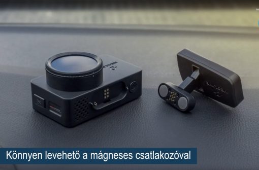 Neoline X72 és X76 menetrögzítő kamera mágnestalpas rögzítéssel