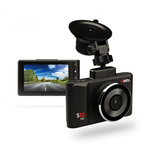 XBlitz S10 DUO ELSŐ + HÁTSÓ Menetrögzítő kamera Tolatókamera funkcióval