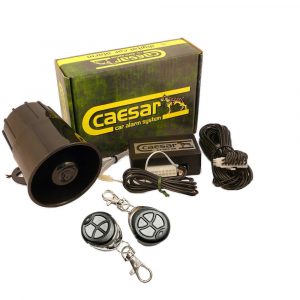 Caesar CT-204U EXTRA autóriasztó 4 gombos krómos távirányítókkal