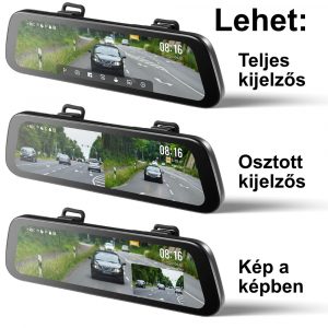 70mai Rearview Dash Cam S500 első - hátsó menetrögzítő kamera és tolatókamera